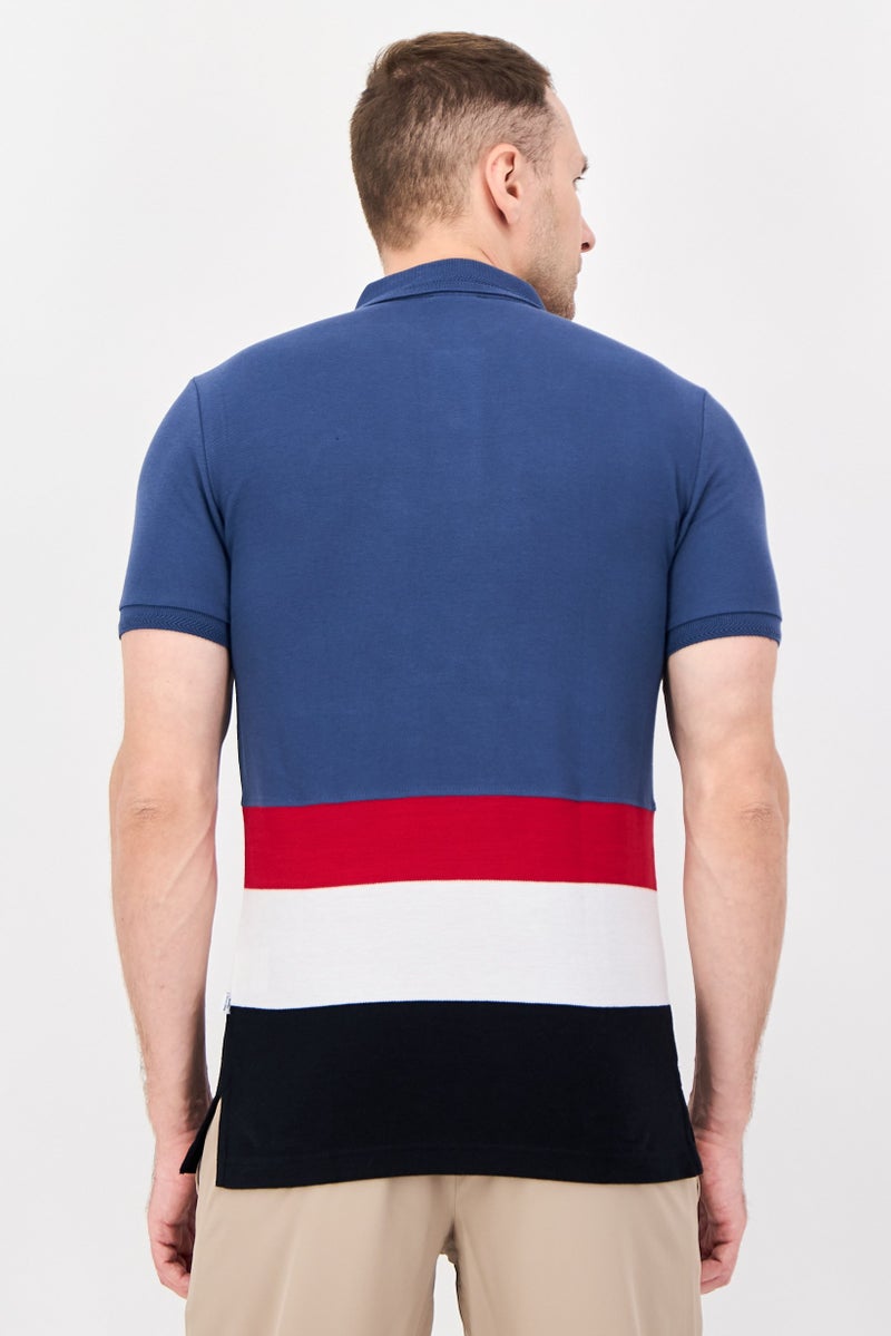 PUMA Men Slim Fit Short Sleeve Embroidered Logo Outdoor Polo Shirt, Multicolor - Image 2